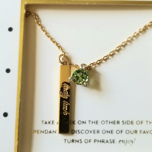 kate spade Jewelry - Kate Spade August birthstone necklace